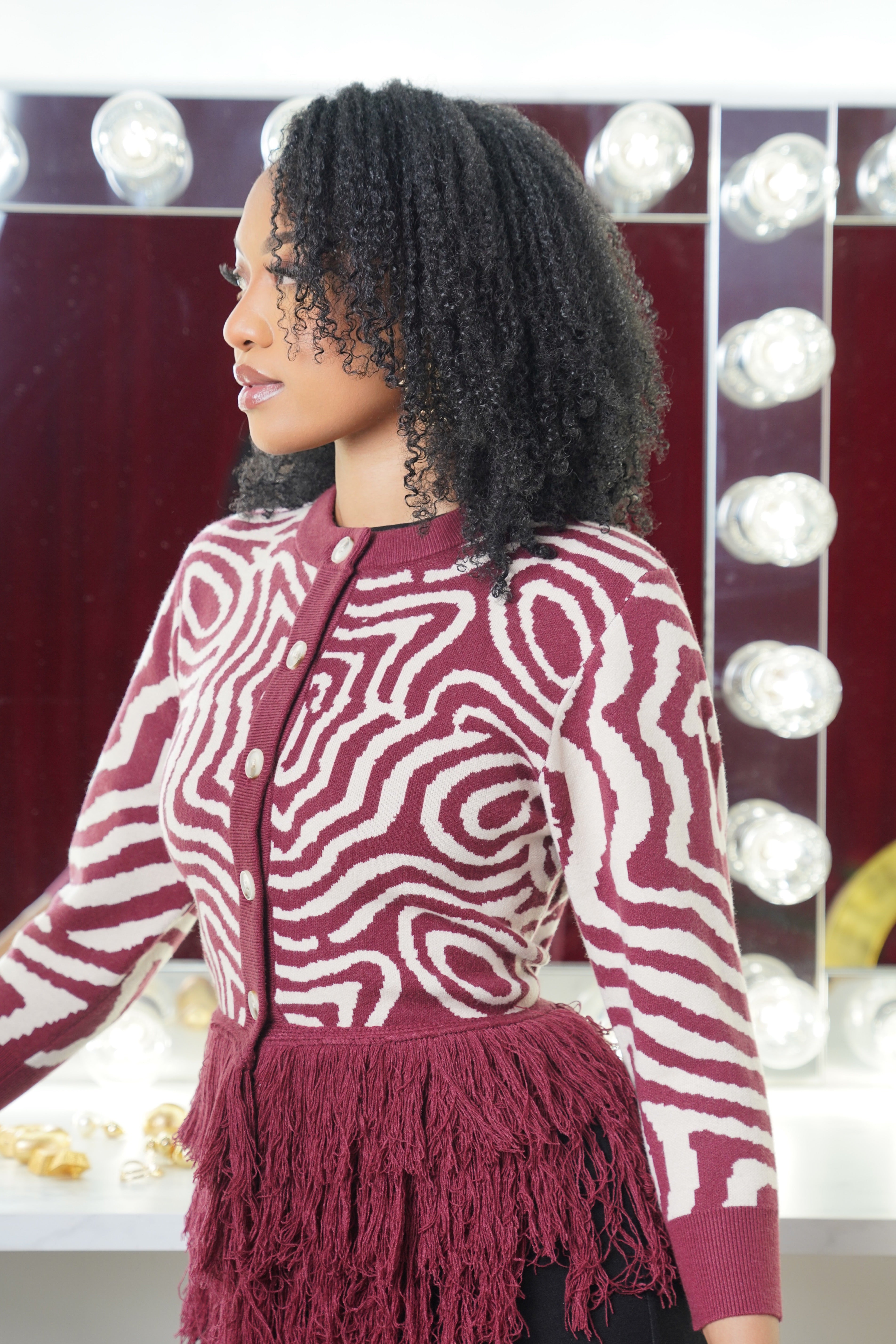 LOVA FRINGE KNIT Lili Creation