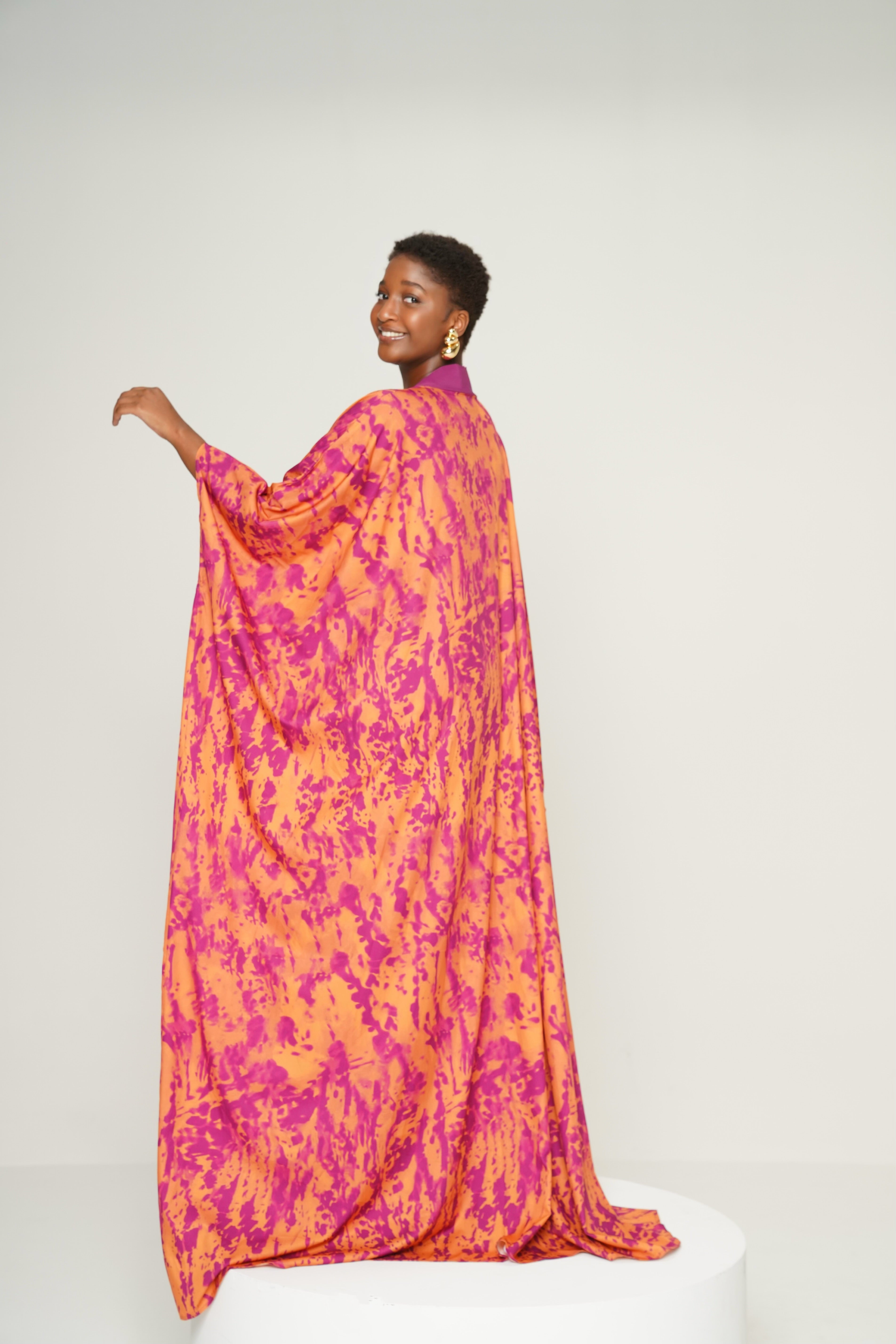 KIMONO SATIN PRINT Lili Creation