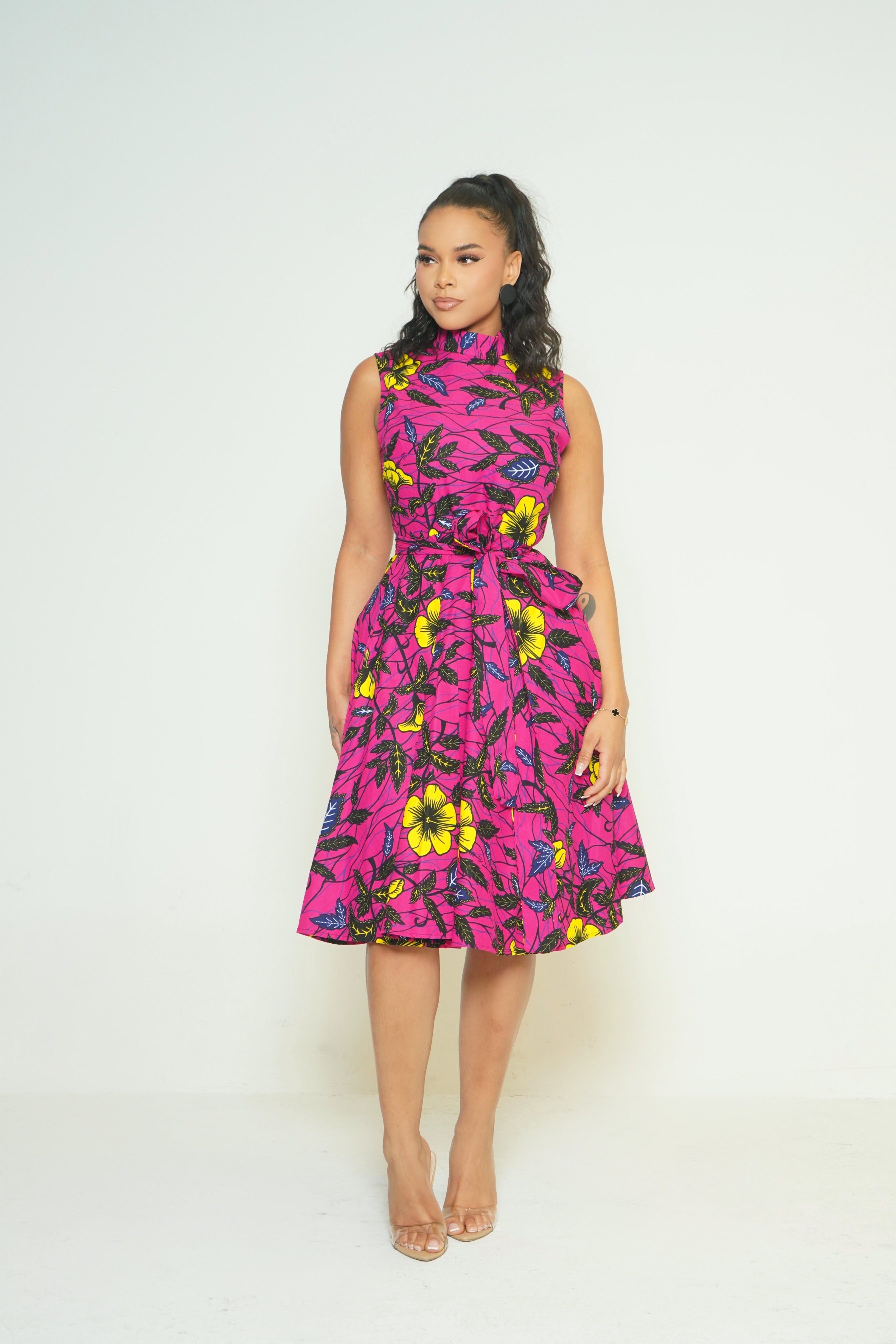 NOMA ANKARA MIDI DRESS Lili Creation