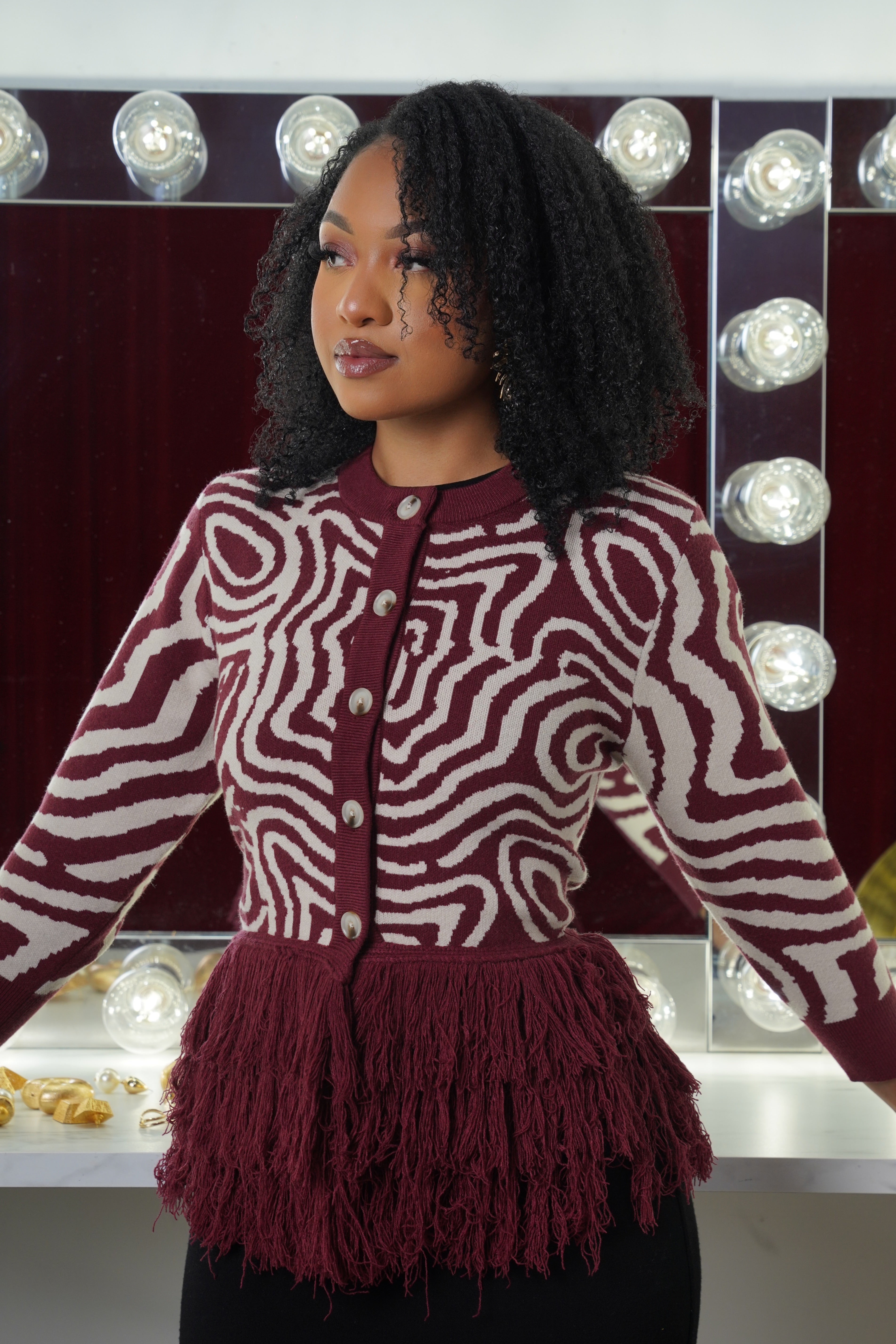 LOVA FRINGE KNIT Lili Creation