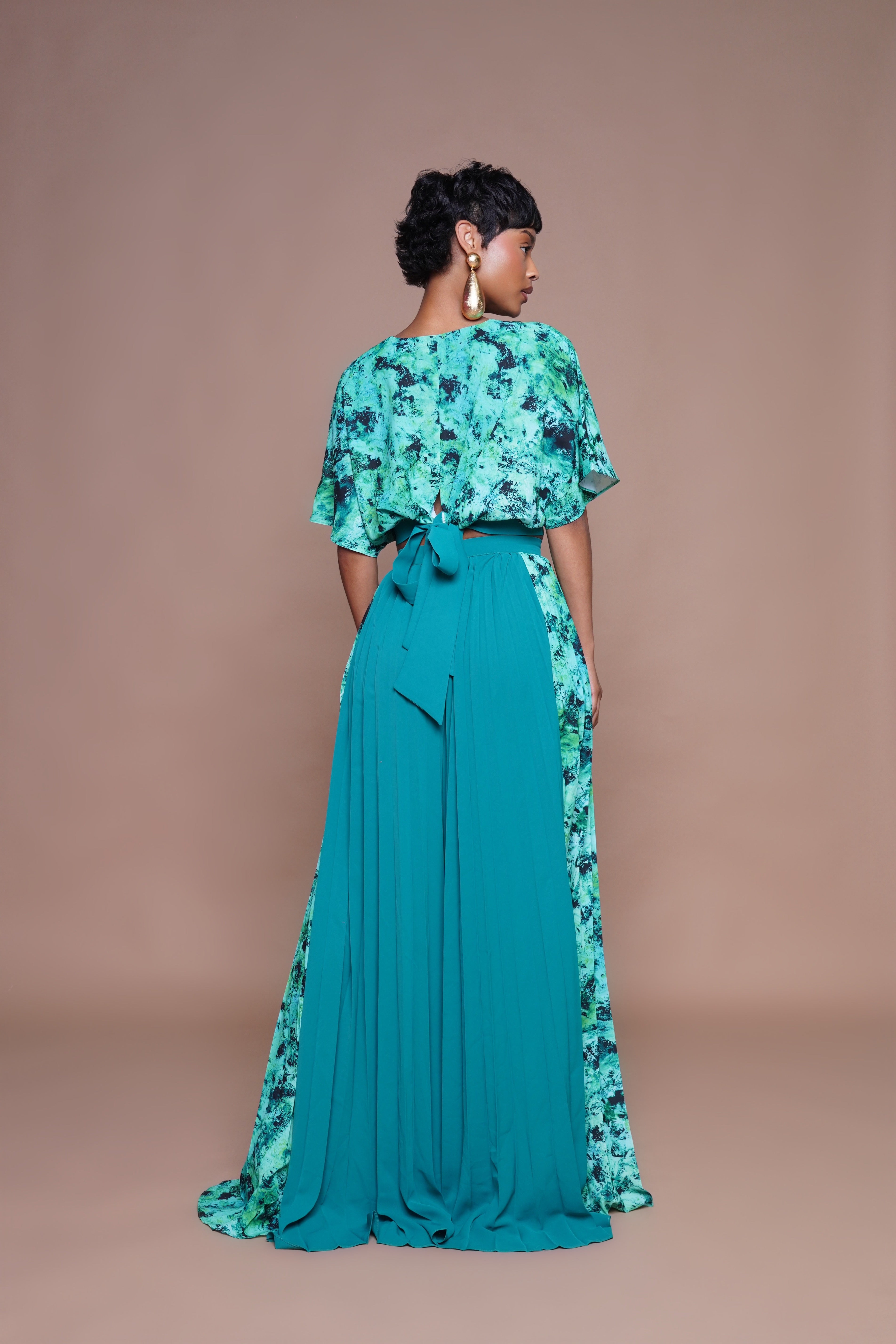 SANKOFA PLEATED PANT SET Lili Creation