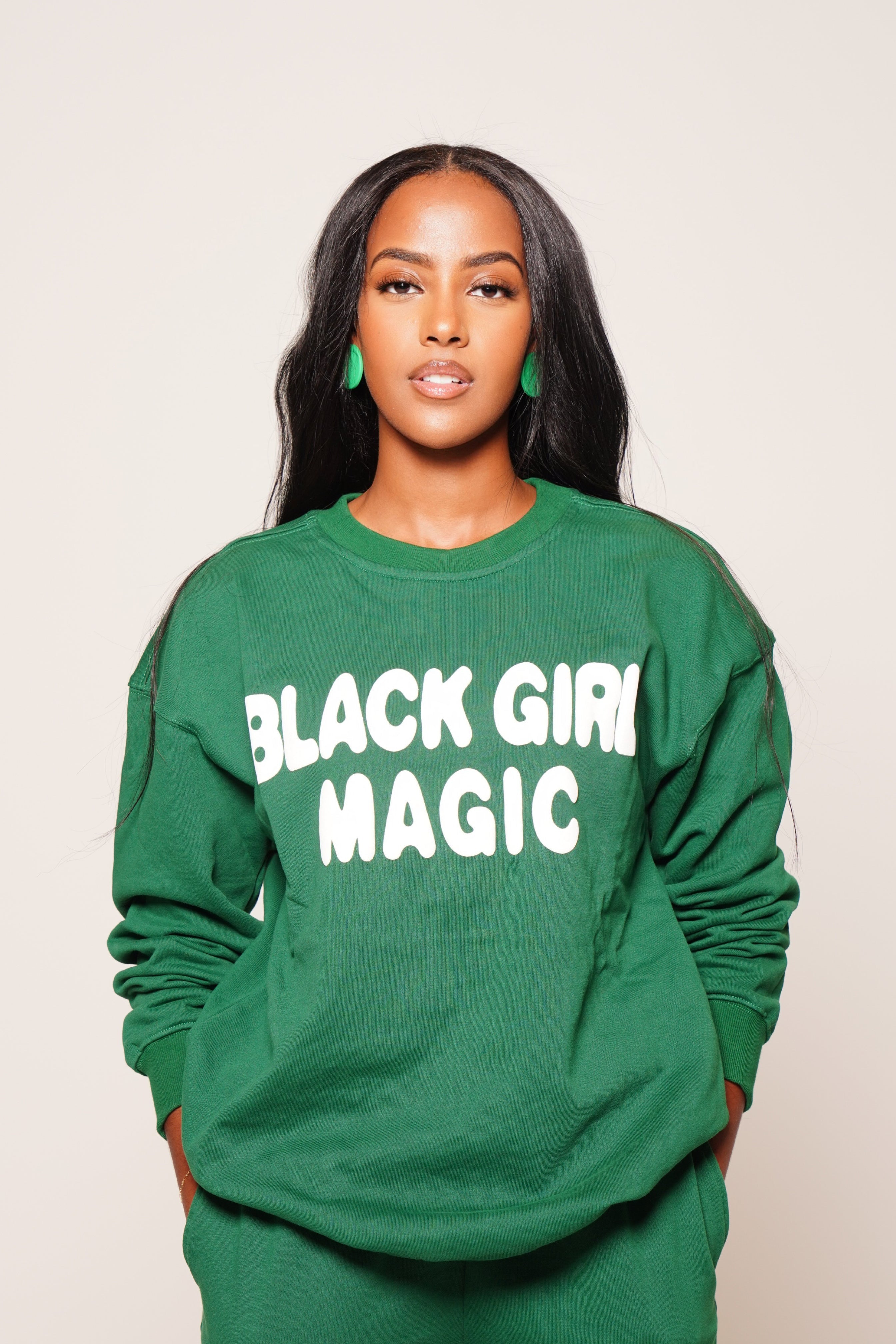 BLACK GIRL MAGIC SWEATER PANT SET Lili Creation