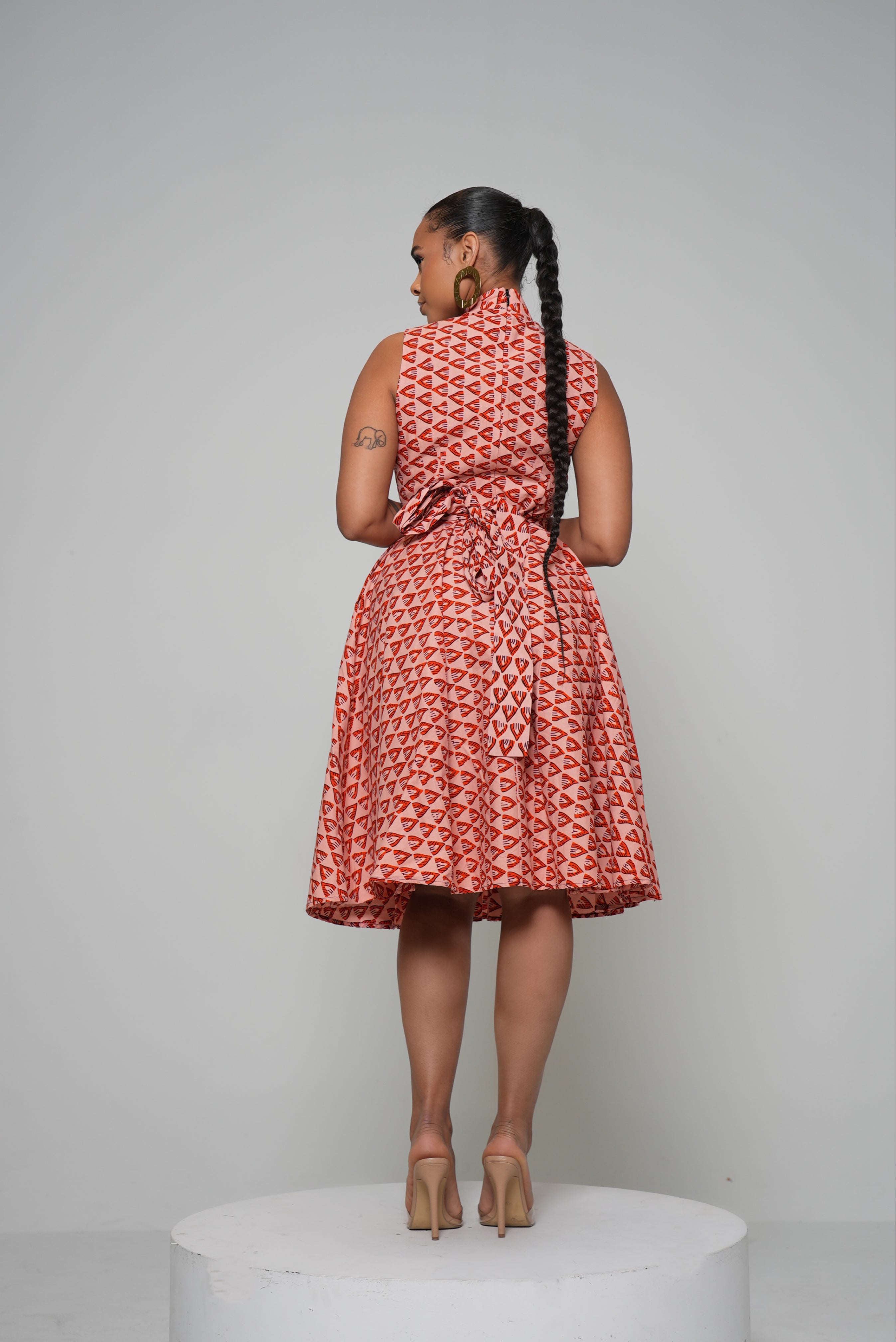 NOMA ANKARA MIDI DRESS Lili Creation