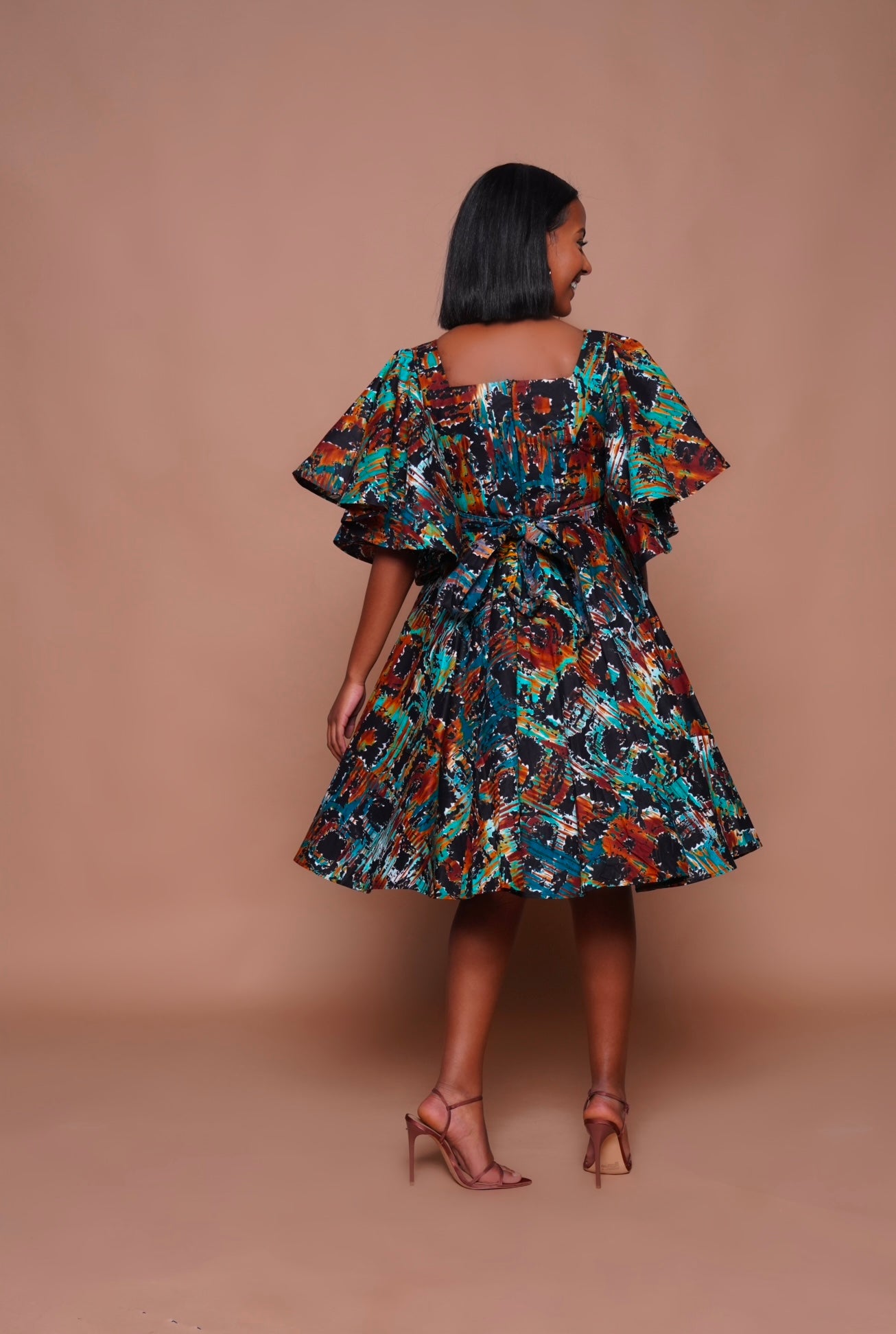 ZINA Maxi Mesh Dress – African Party Dress | Lili Creation