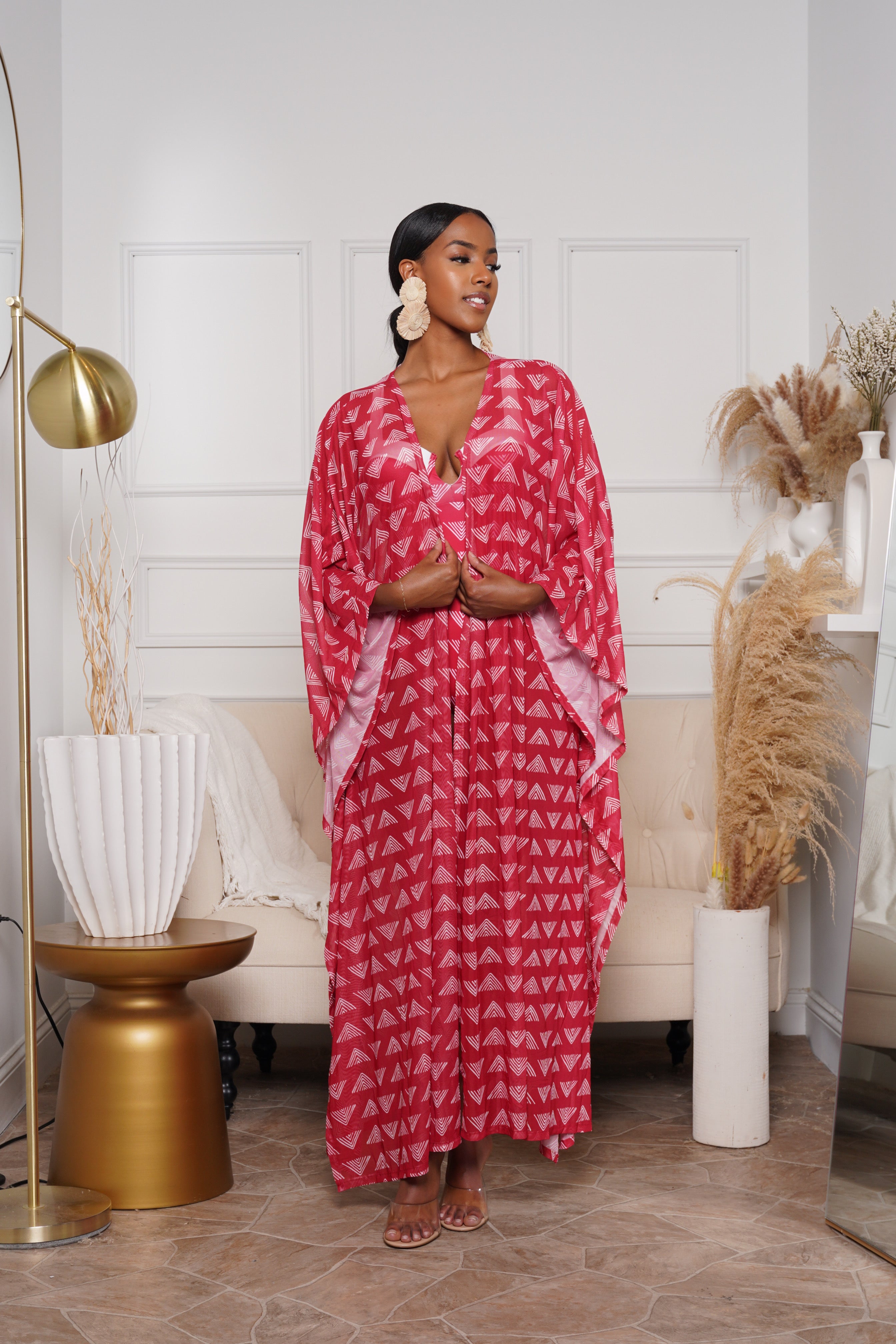 SABINA COVER UP IN RED Lili Creation