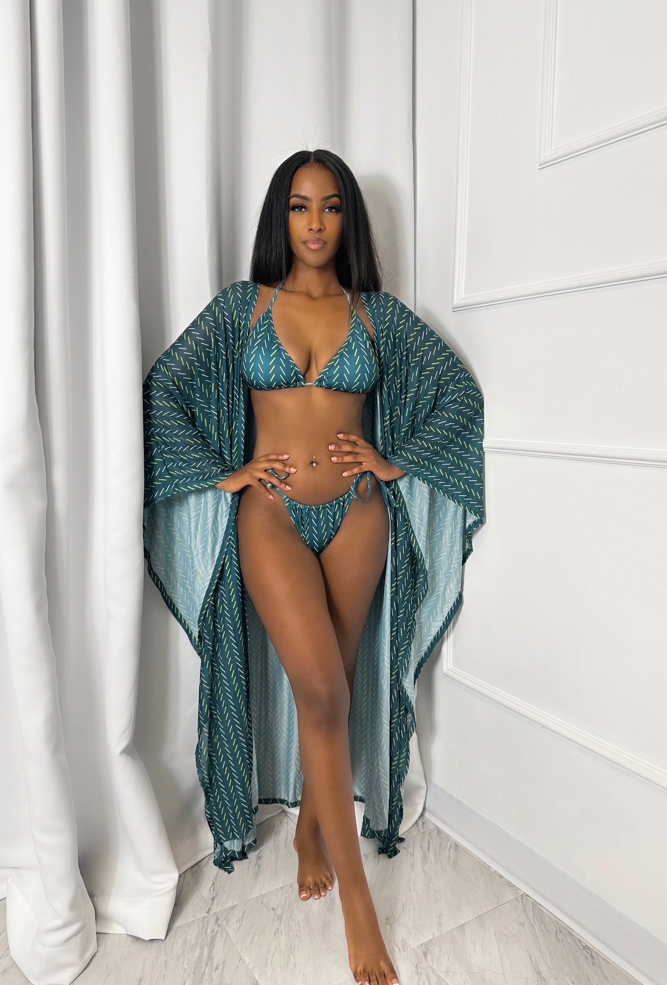 WOMEN'S PACIFIC PRINT COVER UP Lili Creation