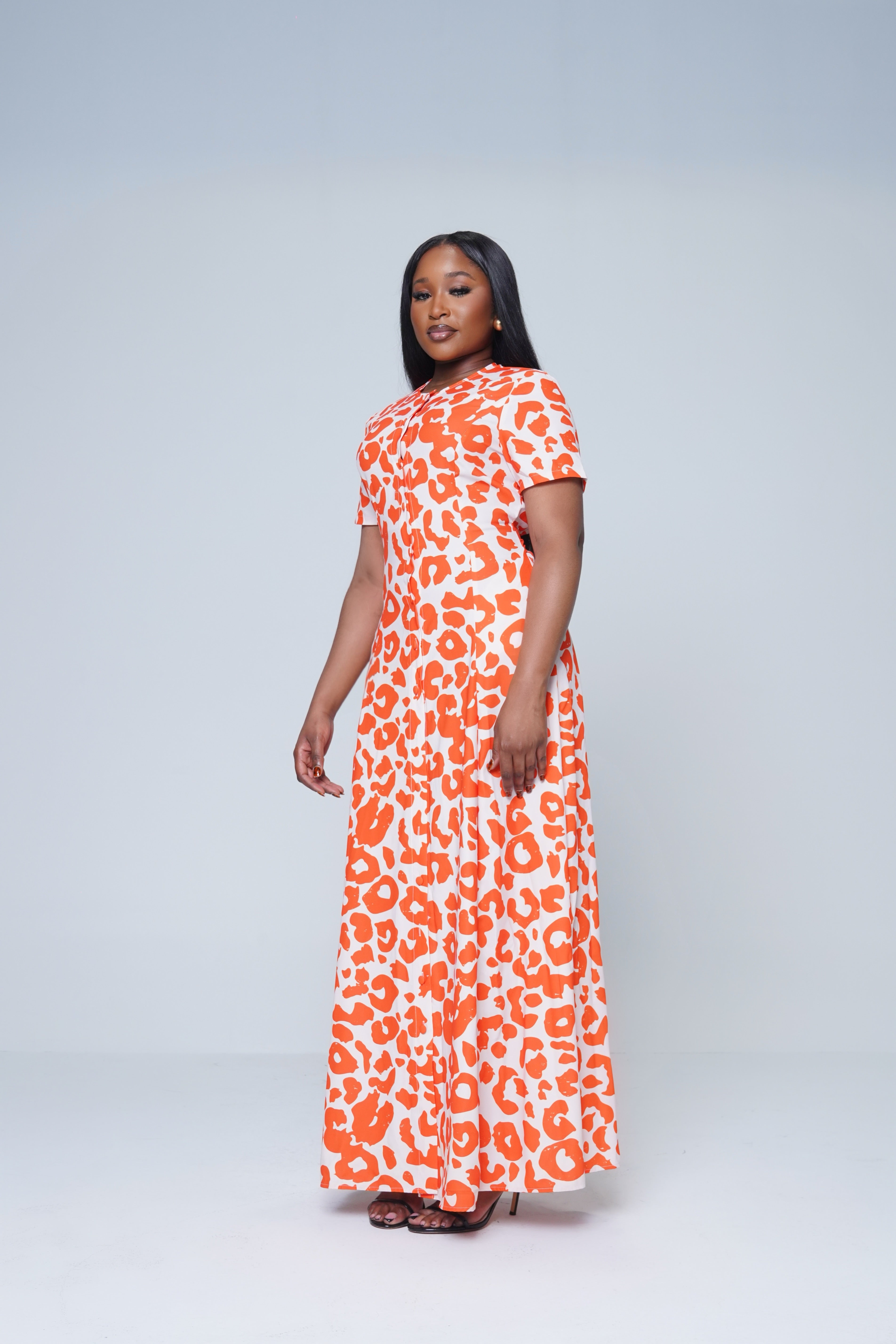 NYA MUDCLOTH MAXI DRESS Lili Creation