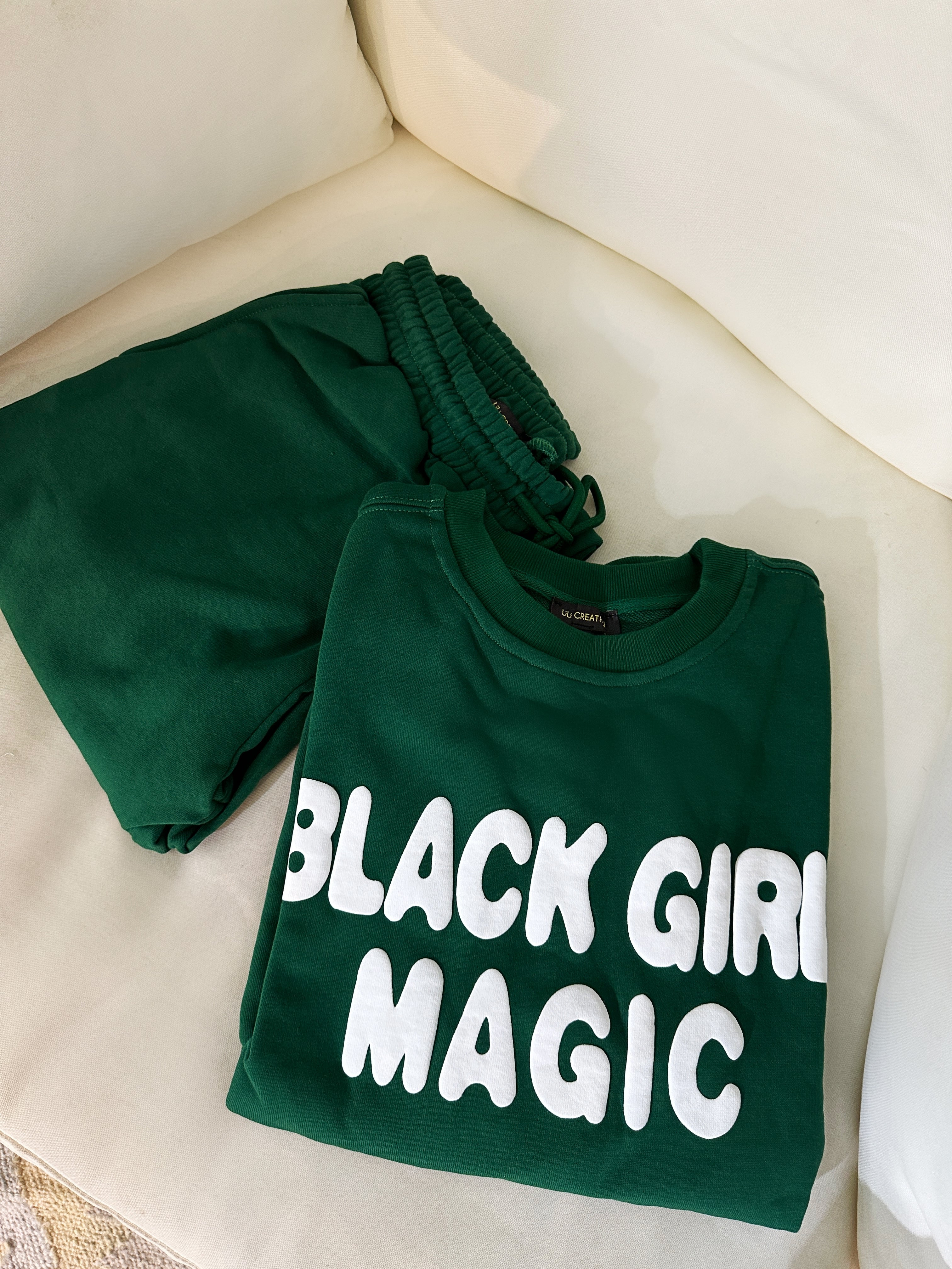 BLACK GIRL MAGIC SWEATER PANT SET Lili Creation