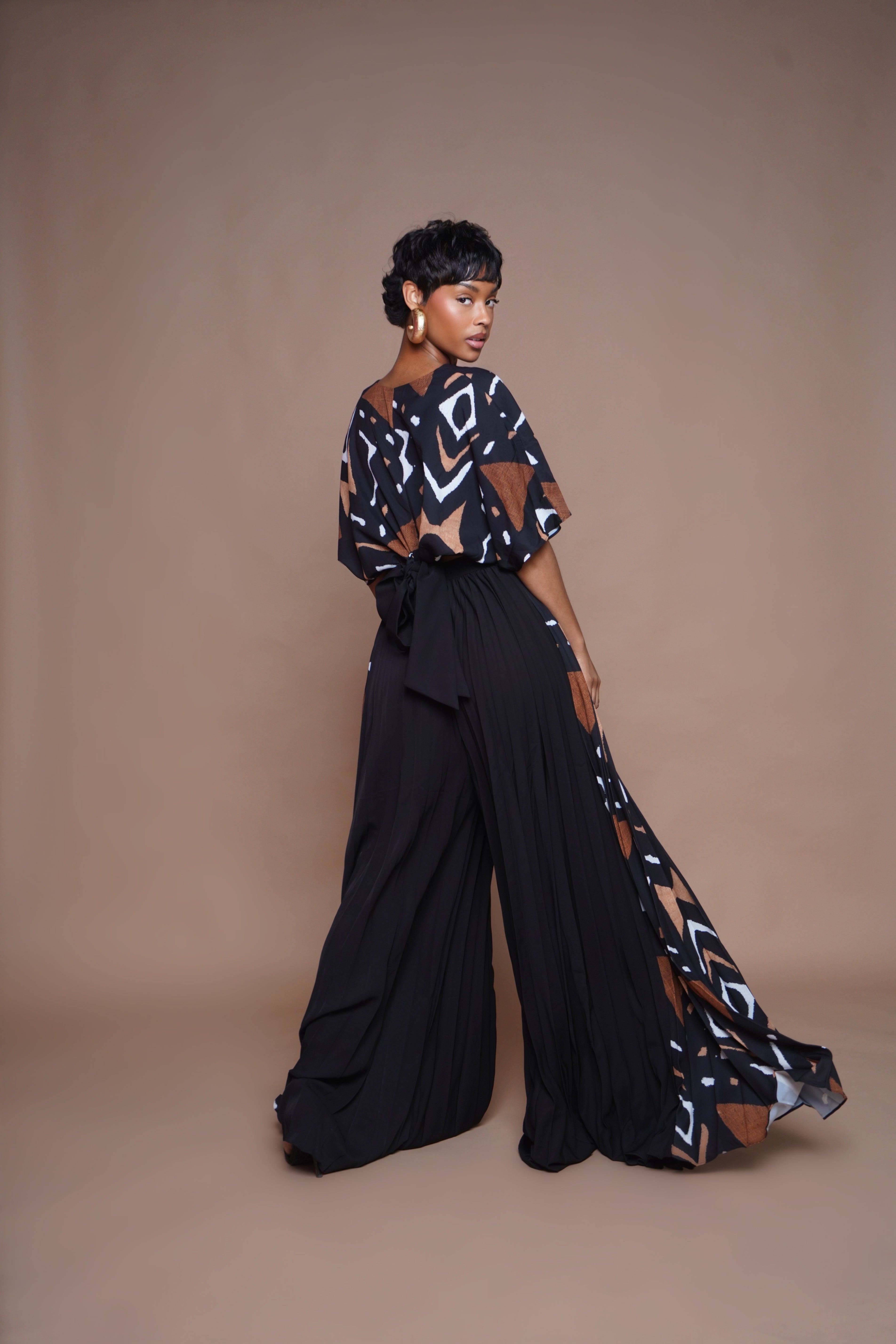 SANKOFA PLEATED PANT SET Lili Creation