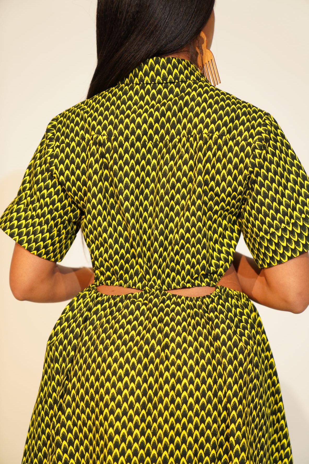 CUT OUT MIDDLE MIDI DRESS Lili Creation