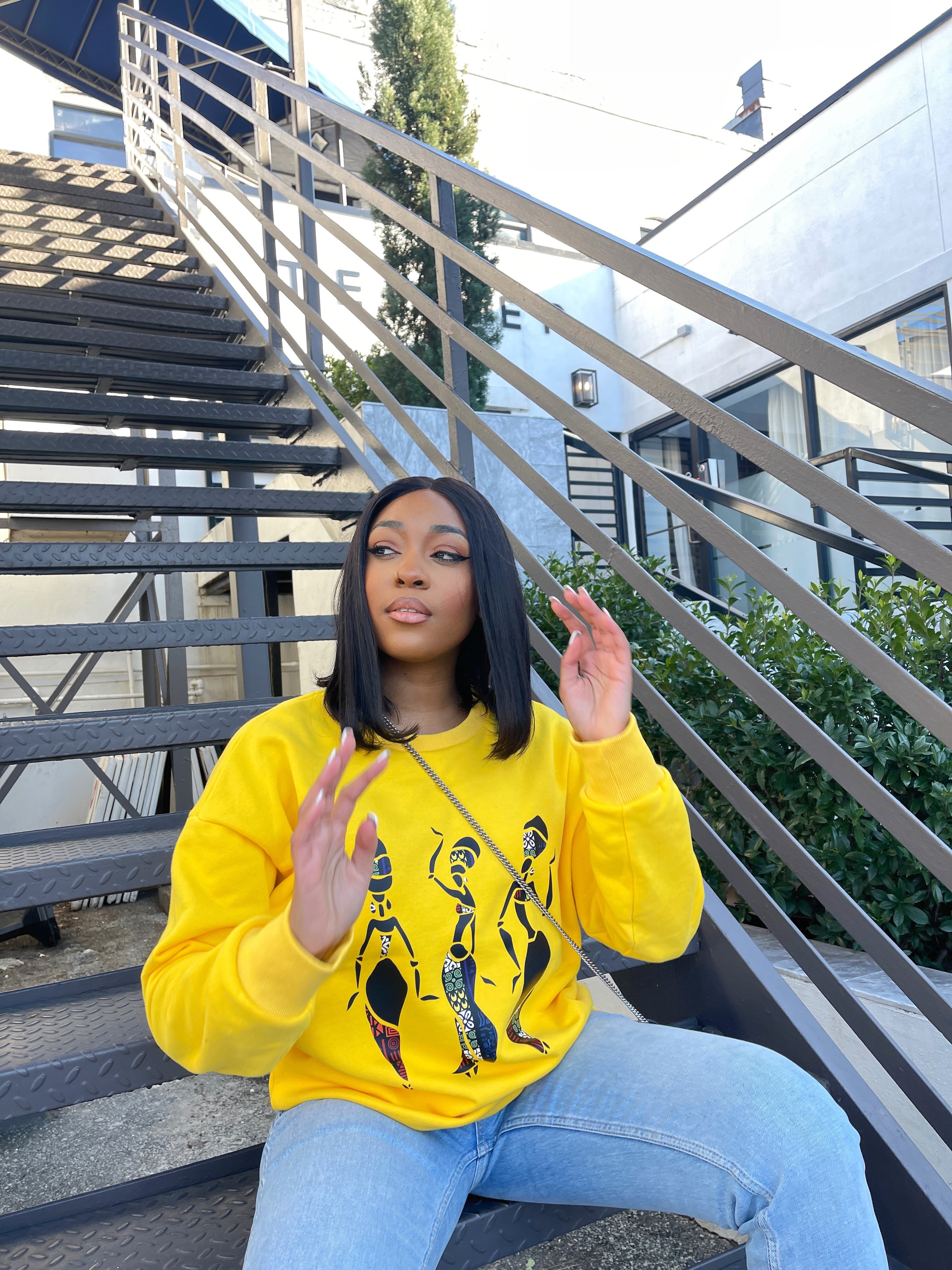 LOLITA YELLOW SWEATER Lili Creation