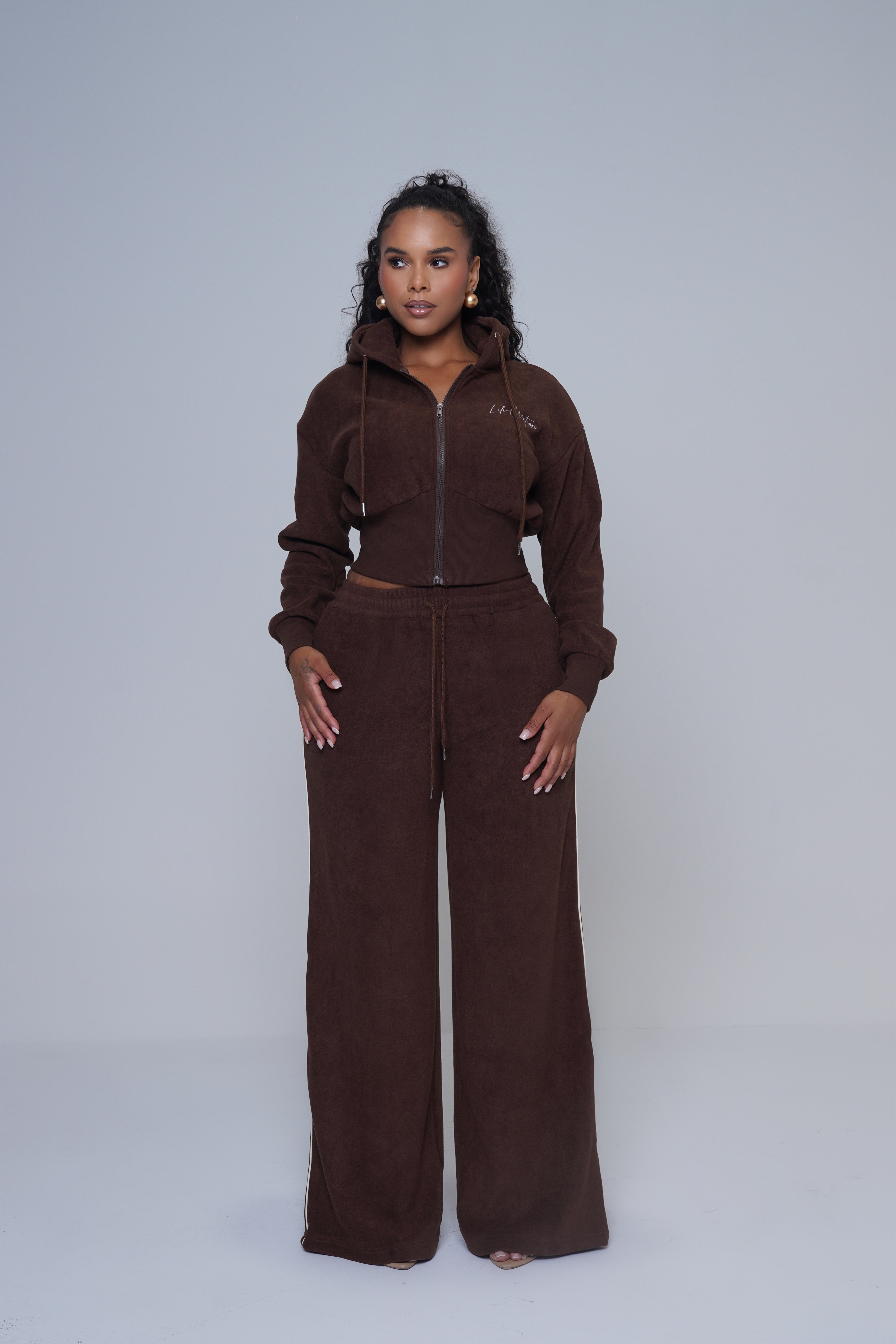 ANDMARY・Fleur knit set・mocha brown ANDMARY・Fleur knit set・mocha brown