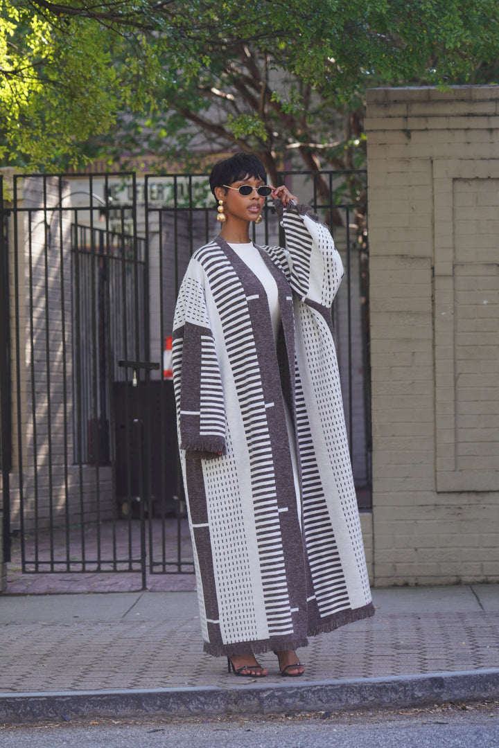 TRIBAL KNIT KIMONO Lili Creation