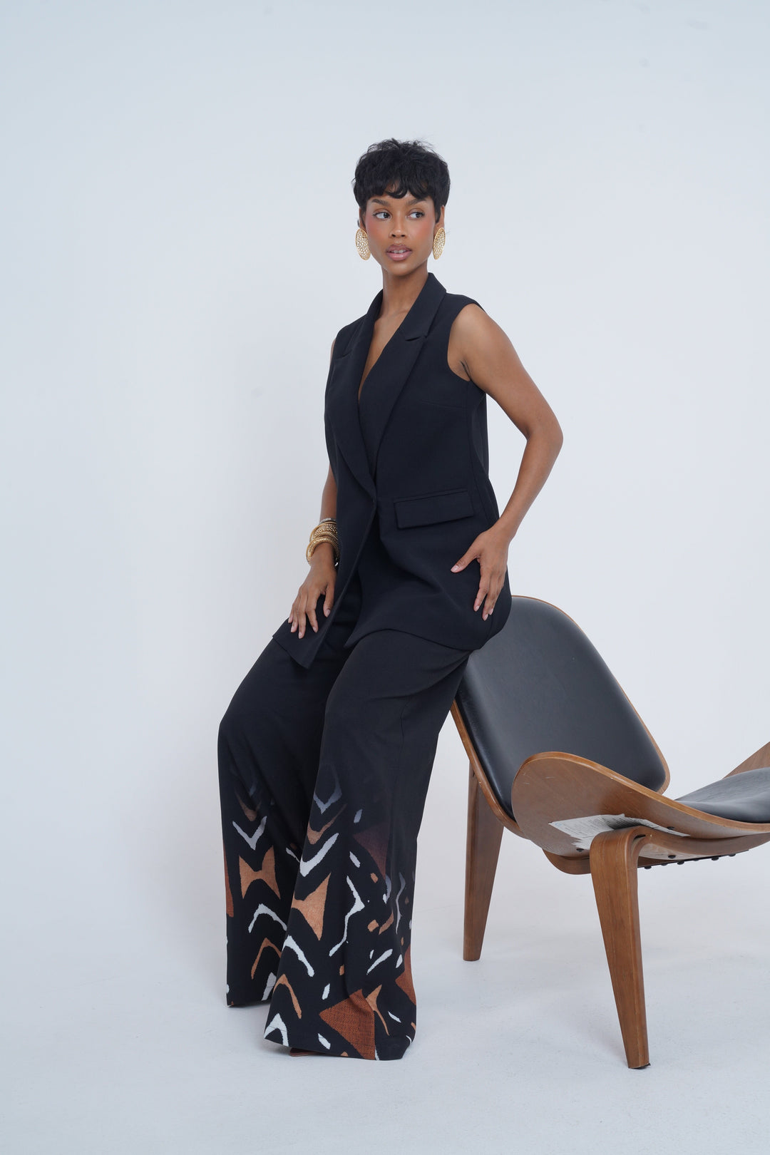 THE NOIR MUSE BLAZER SET Lili Creation