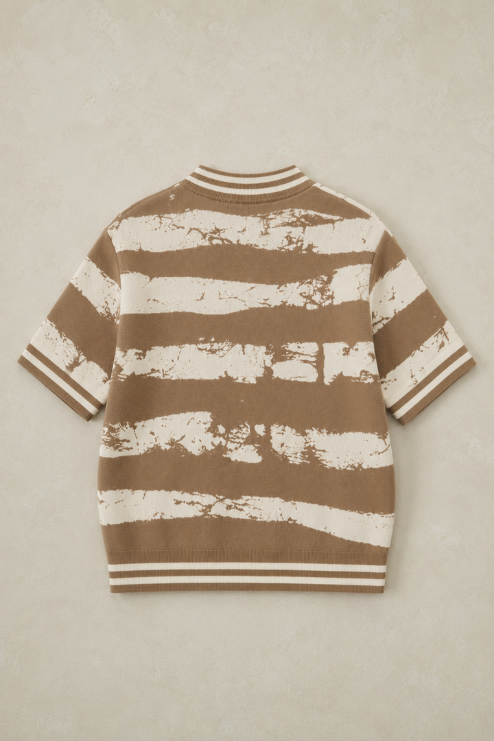 TRIBAL KNIT UNISEX POLO Lili Creation