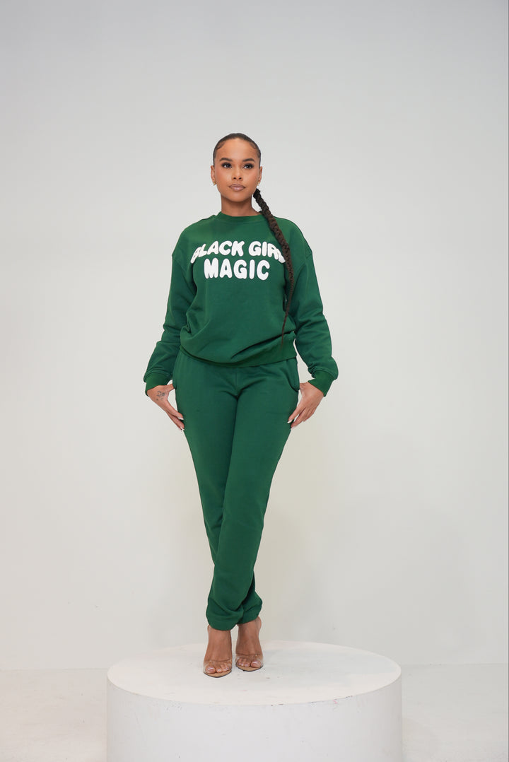 BLACK GIRL MAGIC SWEATER PANT SET Lili Creation