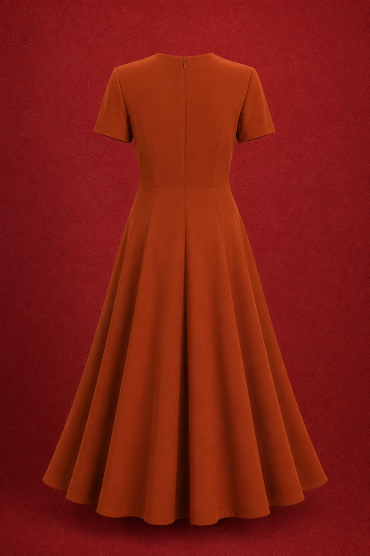 THE YARA CRÊPE DRESS Lili Creation