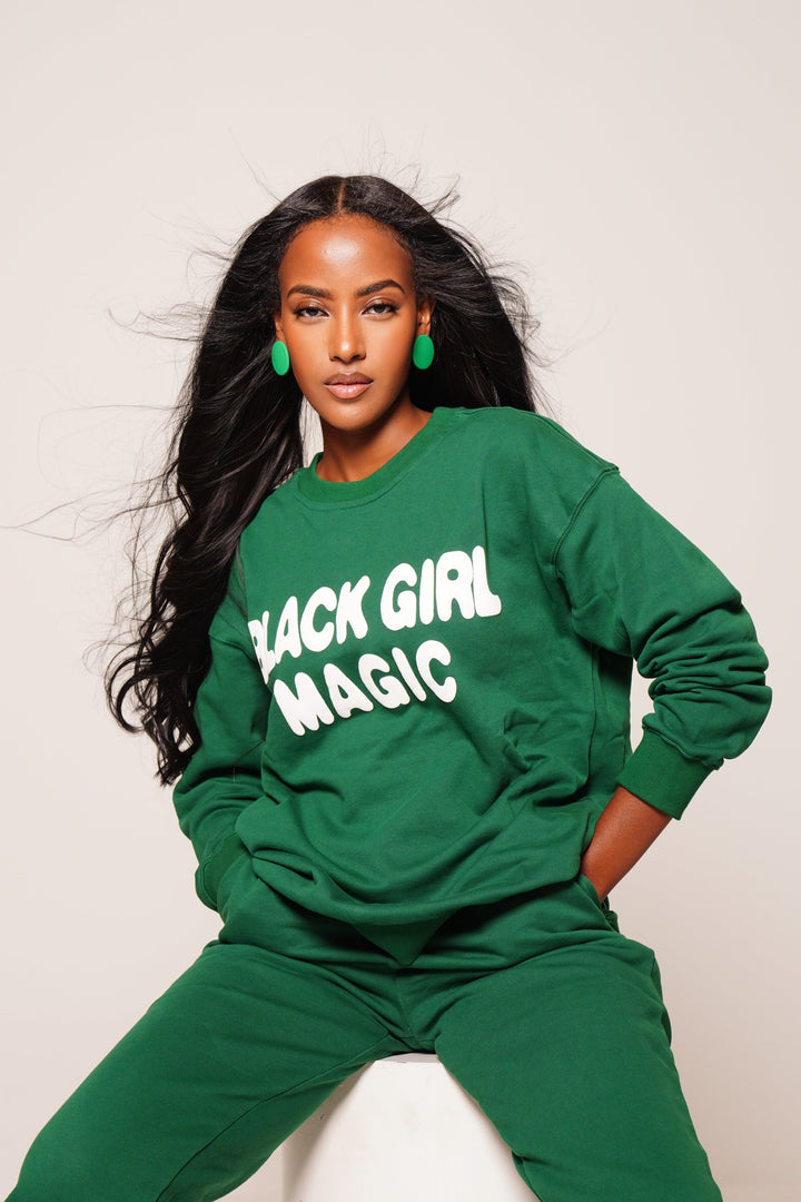 BLACK GIRL MAGIC SWEATER PANT SET Lili Creation