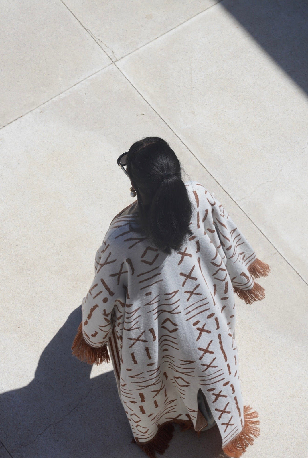 TRIBAL KNIT KIMONO Lili Creation