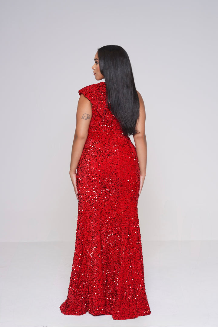 MIDNIGHT SPARKLE SEQUIN MAXIDRESS Lili Creation