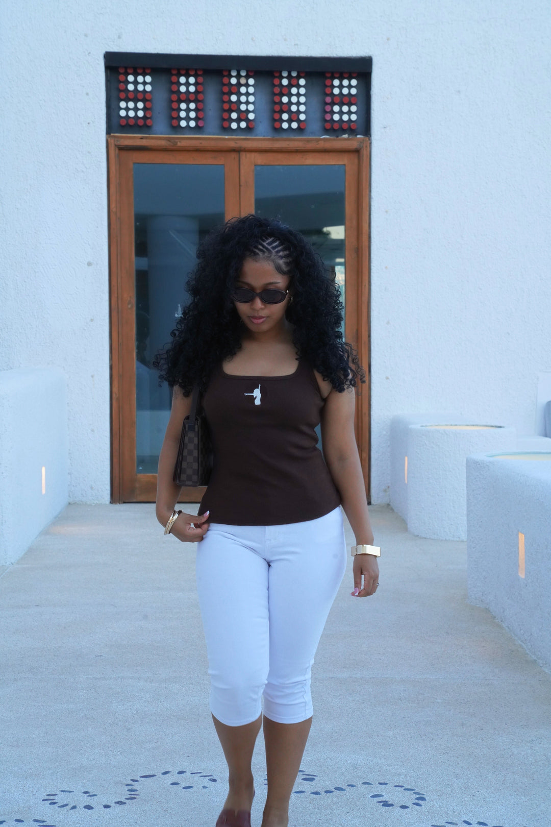 THE BROWN ESSENTIAL TANK TOP Lili Creation