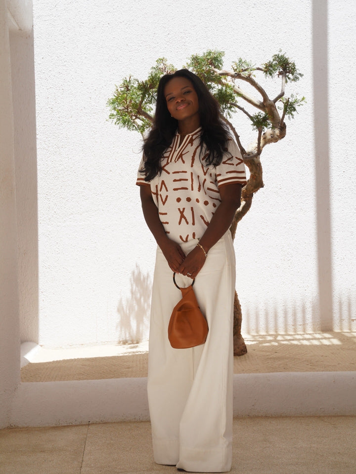 TRIBAL KNIT UNISEX POLO Lili Creation