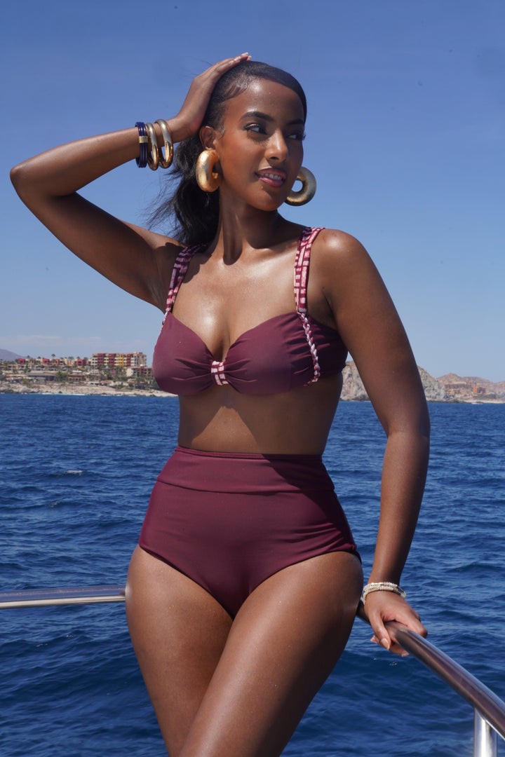 THE ROUGE PALM 2-PIECE SWIM SET Lili Creation