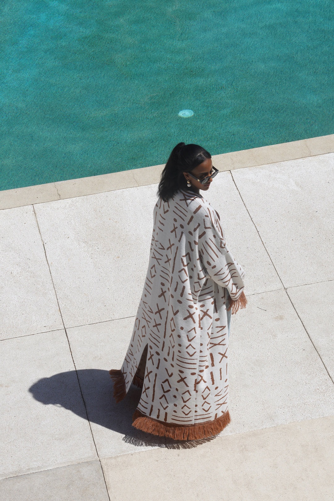 TRIBAL KNIT KIMONO Lili Creation