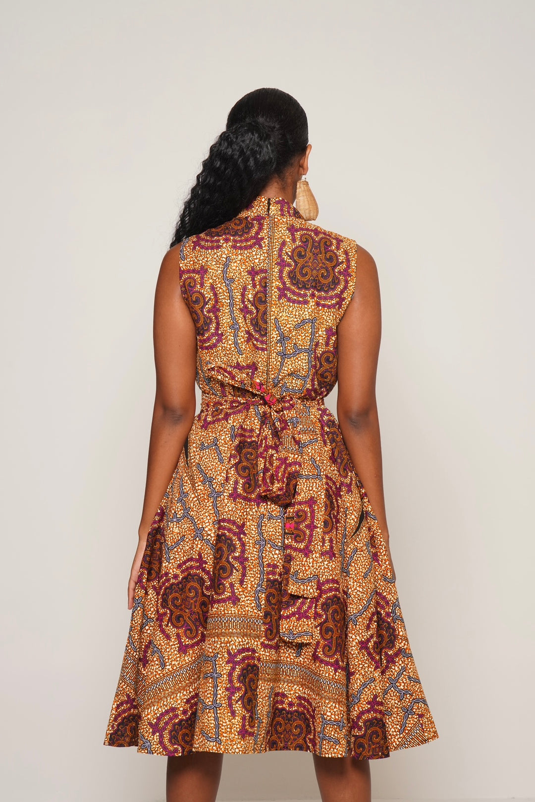 NOMA ANKARA MIDI DRESS Lili Creation