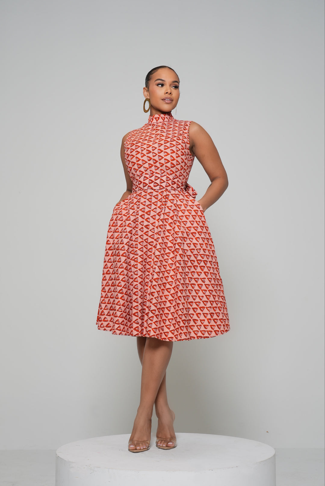 NOMA ANKARA MIDI DRESS Lili Creation