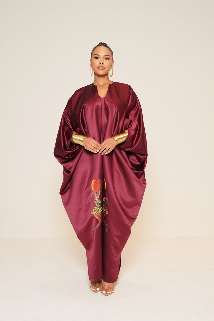 Elegant African Boubou Dress – Lili Creation
