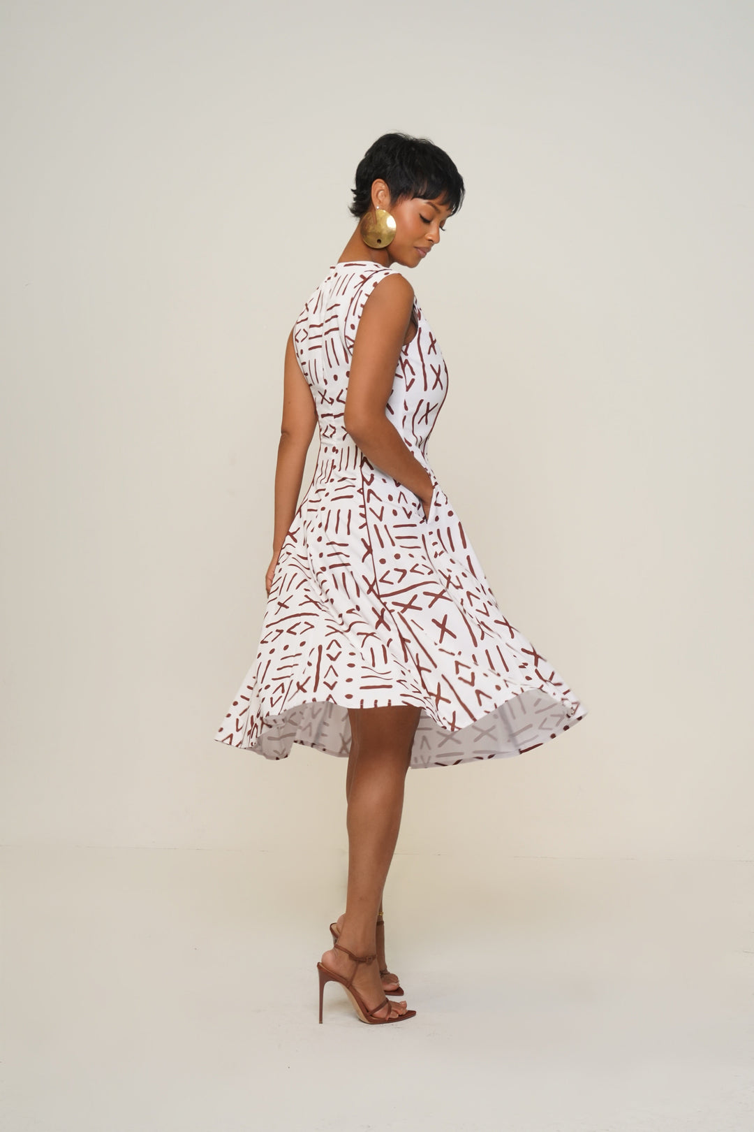 SAHARA FLARE MIDI DRESS Lili Creation