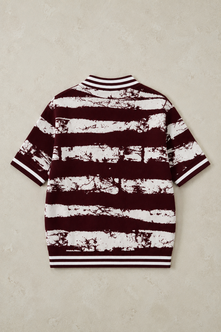 TRIBAL KNIT UNISEX POLO Lili Creation