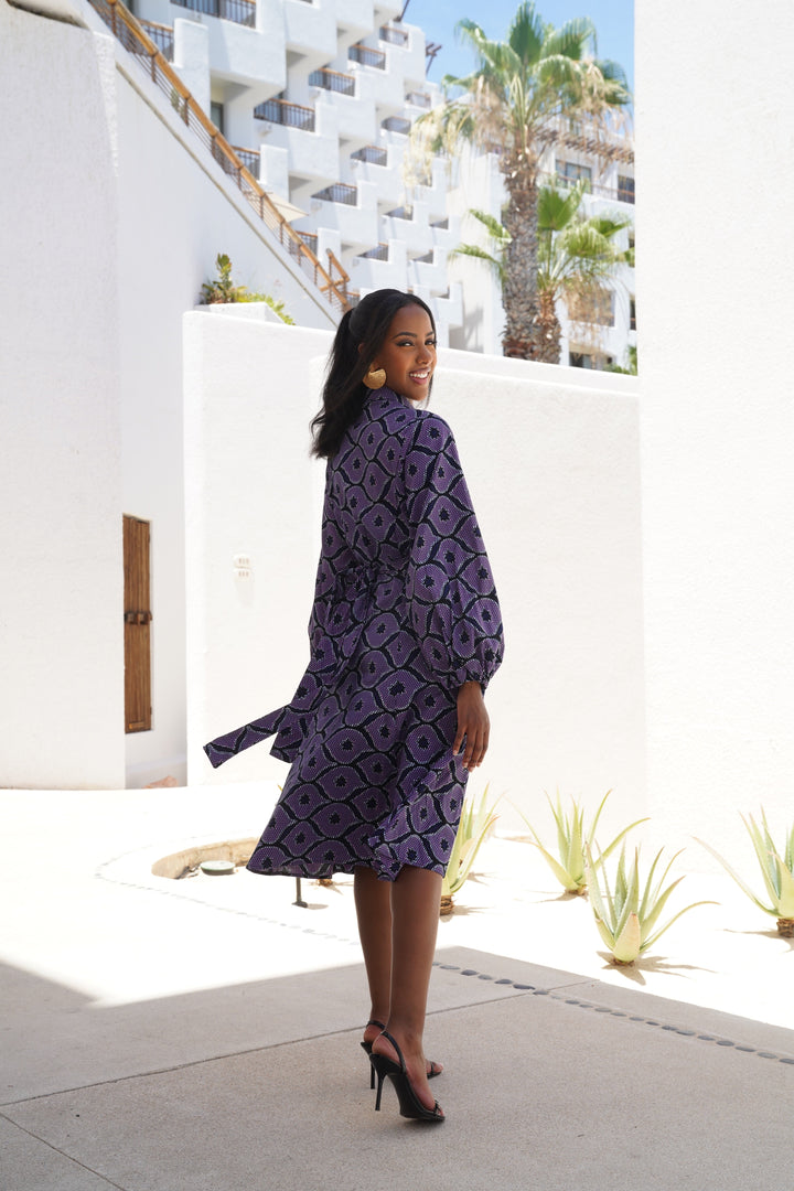 ANKARA KEMI MIDI DRESS Lili Creation