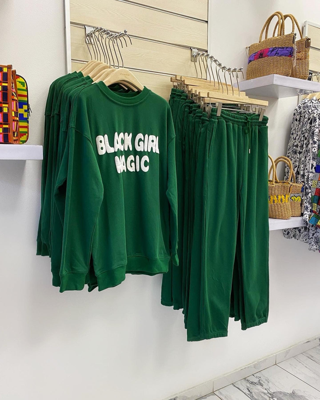 BLACK GIRL MAGIC SWEATER PANT SET Lili Creation
