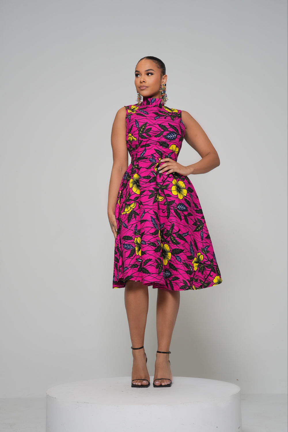 NOMA ANKARA MIDI DRESS Lili Creation
