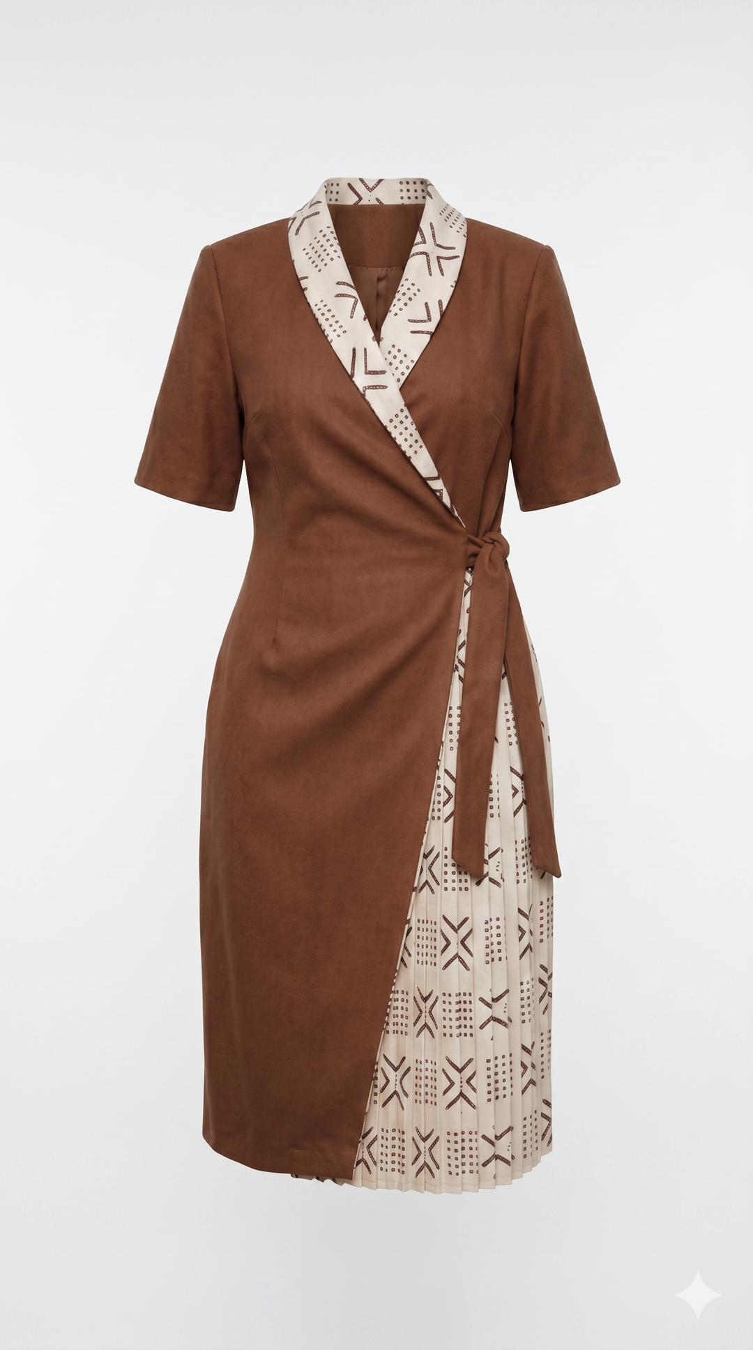 LILI CREATION ASYMETRIC PLETAED BLAZER DRESS Lili Creation