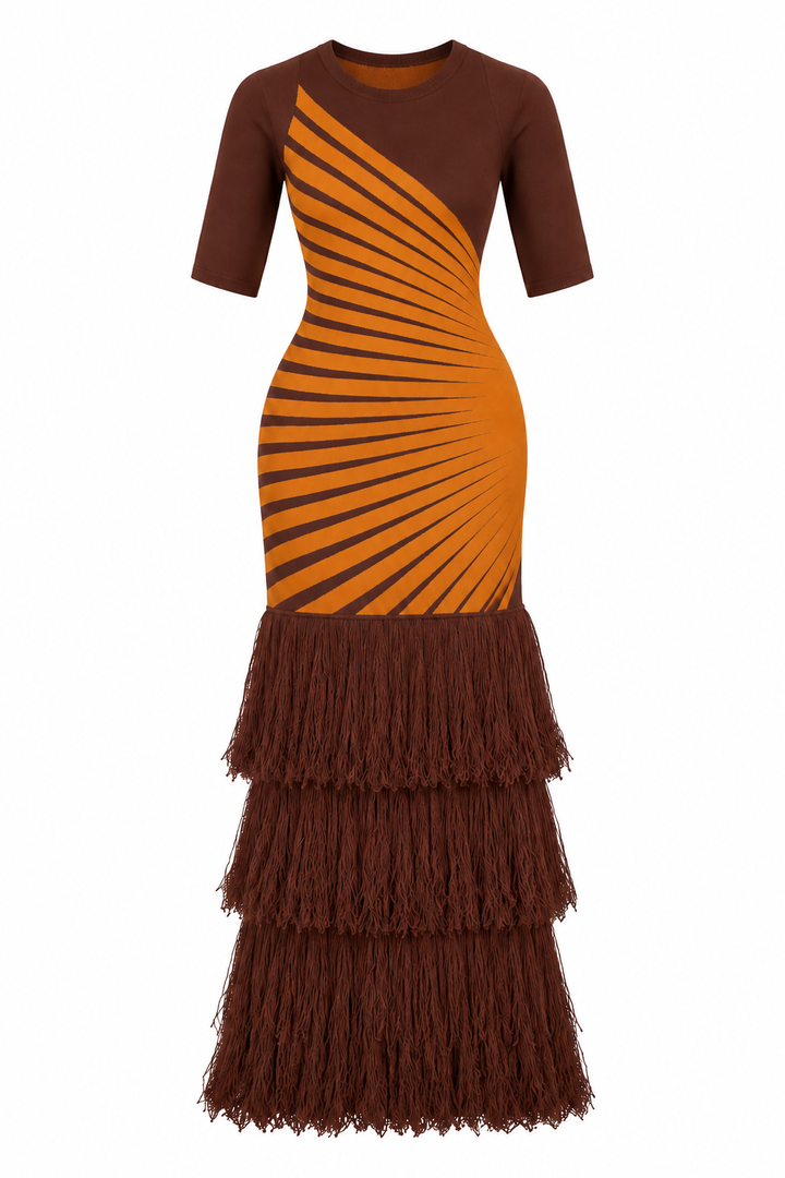 TERRA MAXI KNIT DRESS Lili Creation
