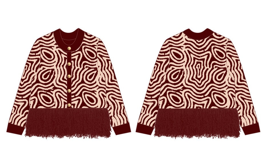 LOVA FRINGE KNIT Lili Creation