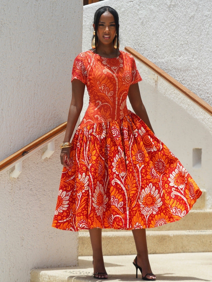 NALIA MIDI DRESS Lili Creation