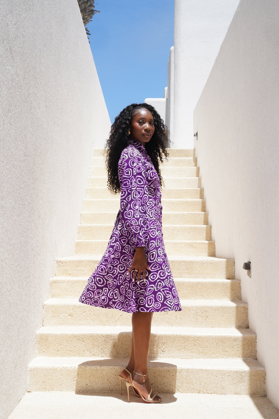 ANKARA KEMI MIDI DRESS Lili Creation