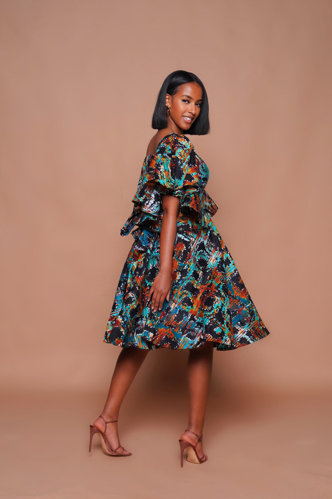 ZINA Maxi Mesh Dress – African Party Dress | Lili Creation