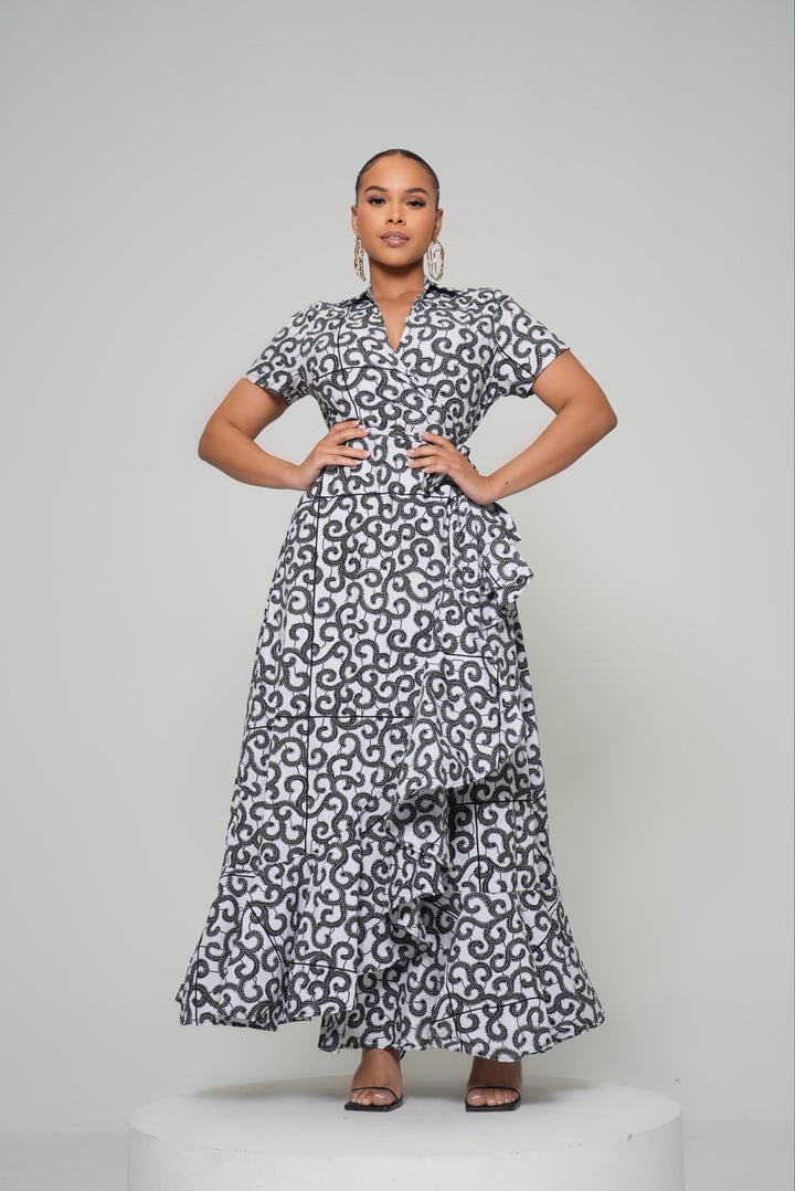ROBE MAXI JARDIN