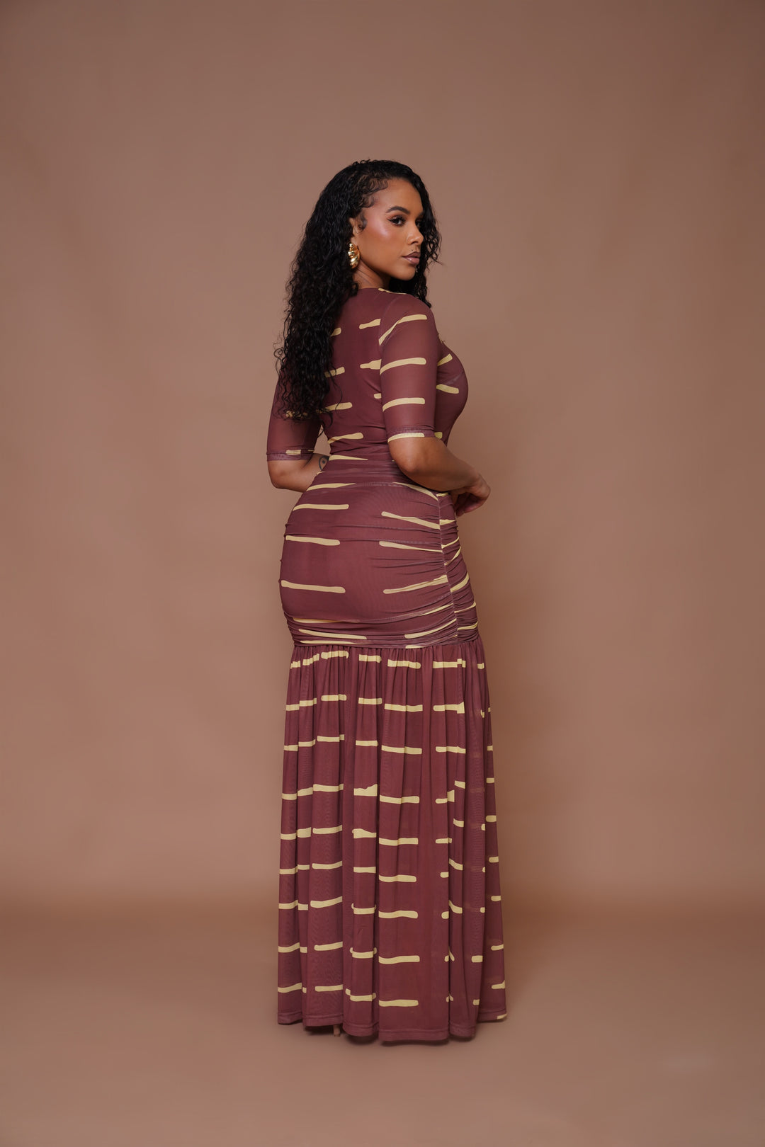 ROBE MAXI ZINA EN MAILLE