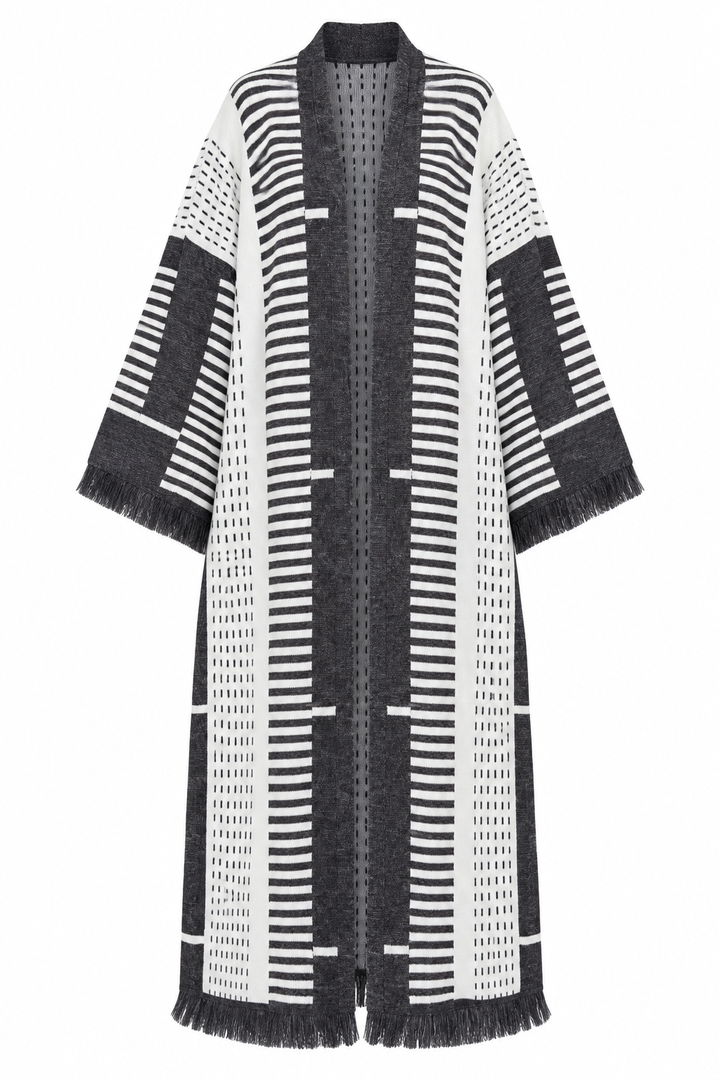 TRIBAL KNIT KIMONO Lili Creation