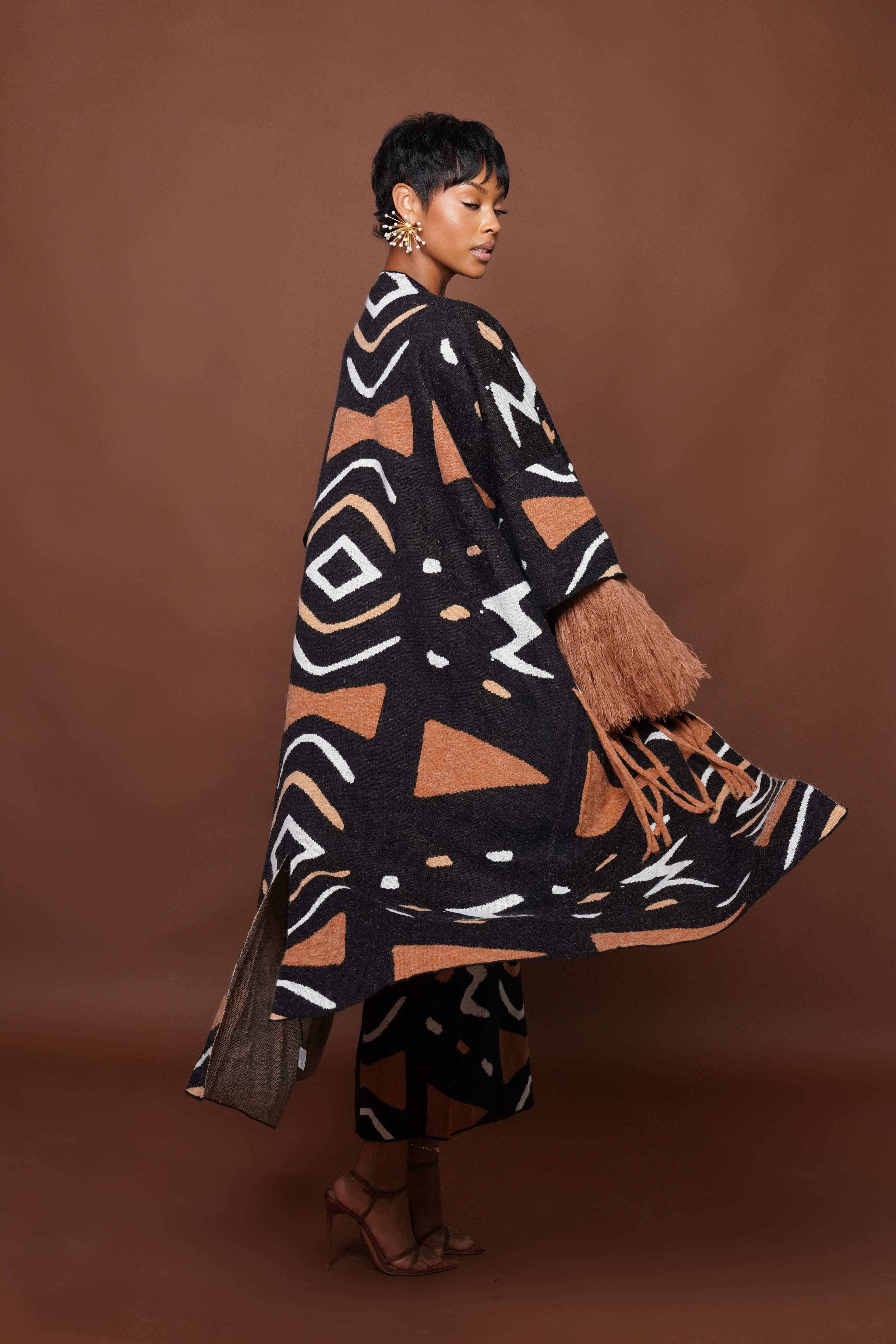 TERA FRINGE KNIT DRESS Lili Creation