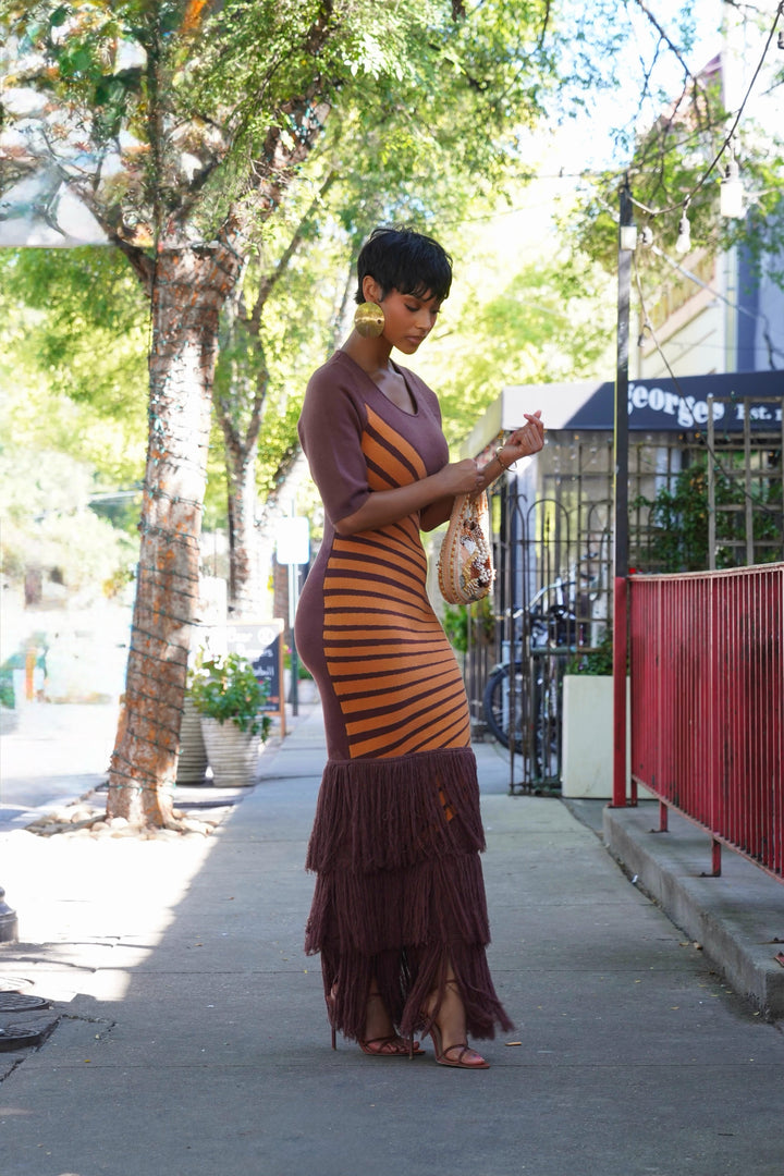 TERRA MAXI KNIT DRESS Lili Creation