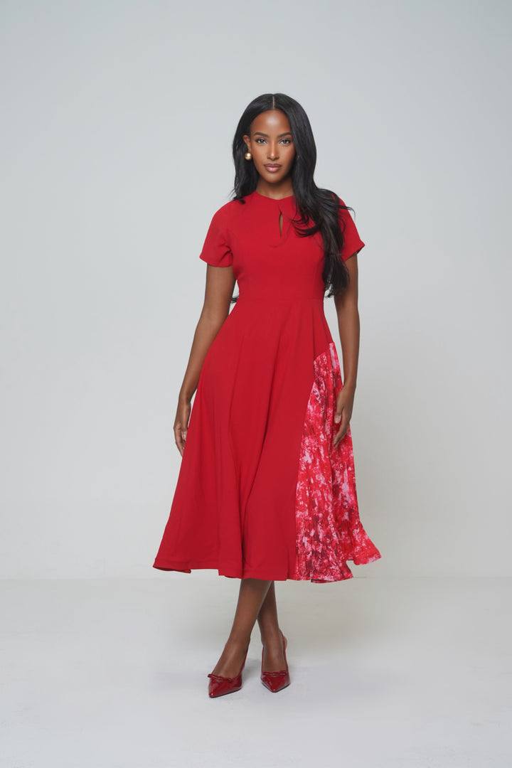 THE HOLLY MIDI DRESS Lili Creation