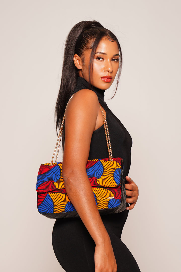 COCO WAX MEDUIM FLAP SHOULDER BAG Lili Creation