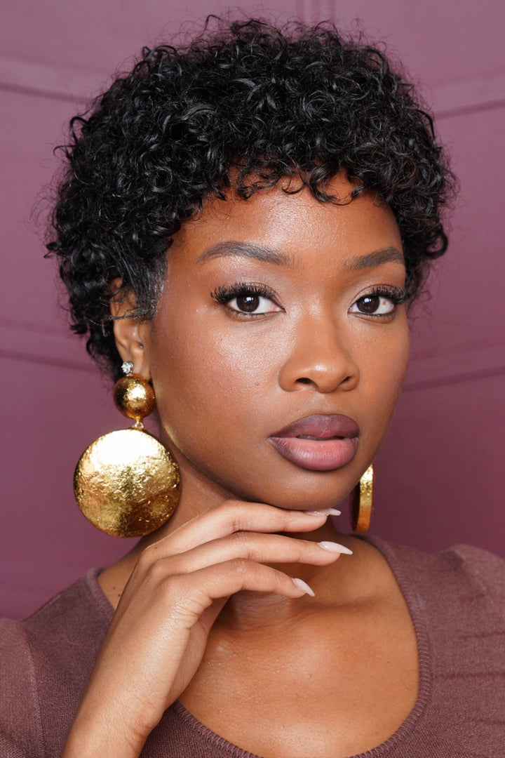 AYO GOLD EARRINGS Lili Creation